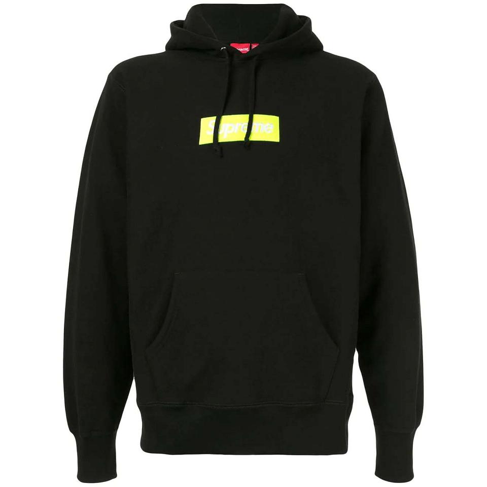 Supreme Box Logo Sweatshirts Yellow | PH271NB