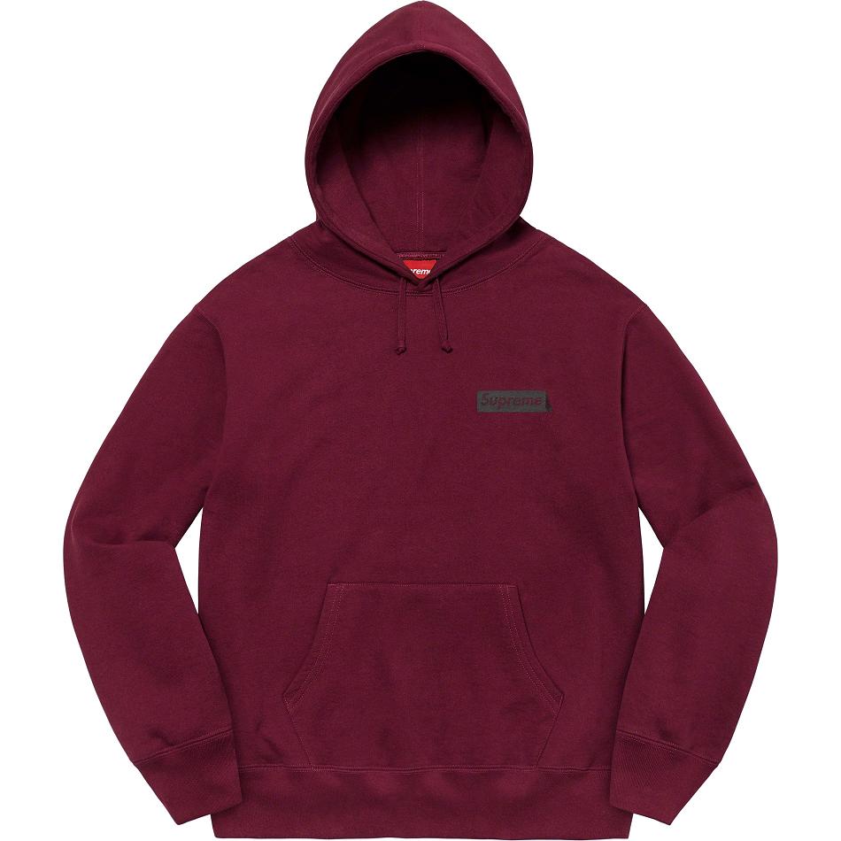 Supreme Fiend Hooded Sweatshirts Burgundy | PH290KI