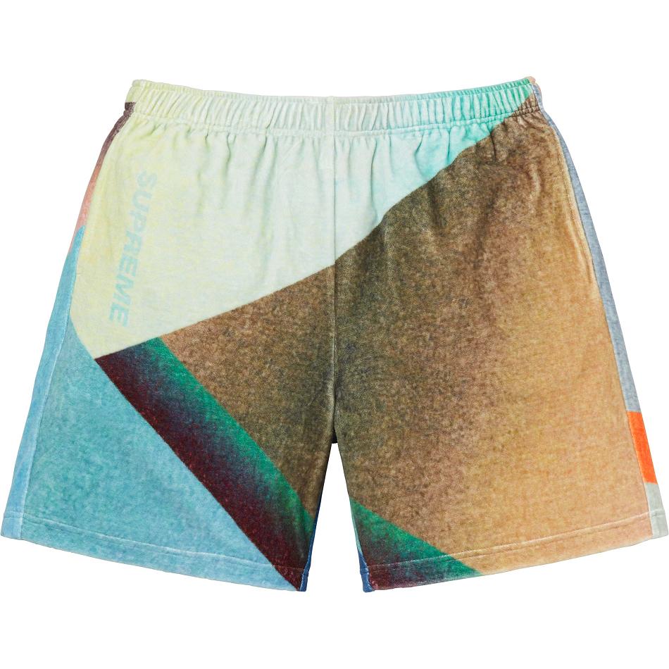 Supreme Geo Velour Shorts Multicolor | PH365GL