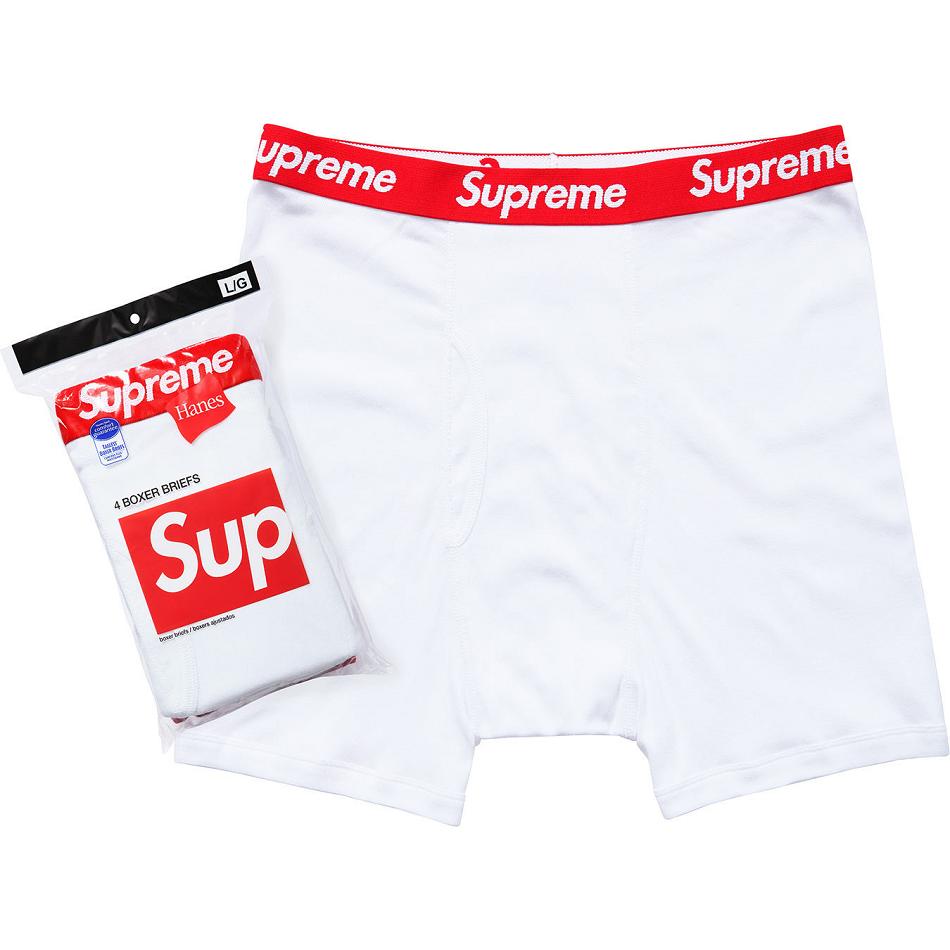 Supreme Hanes® Boxer Briefs (4 Pack) Underwear White | PH101AP