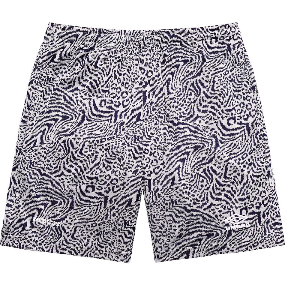 Supreme Jacquard Animal Print Soccer Shorts Navy | PH360PQ