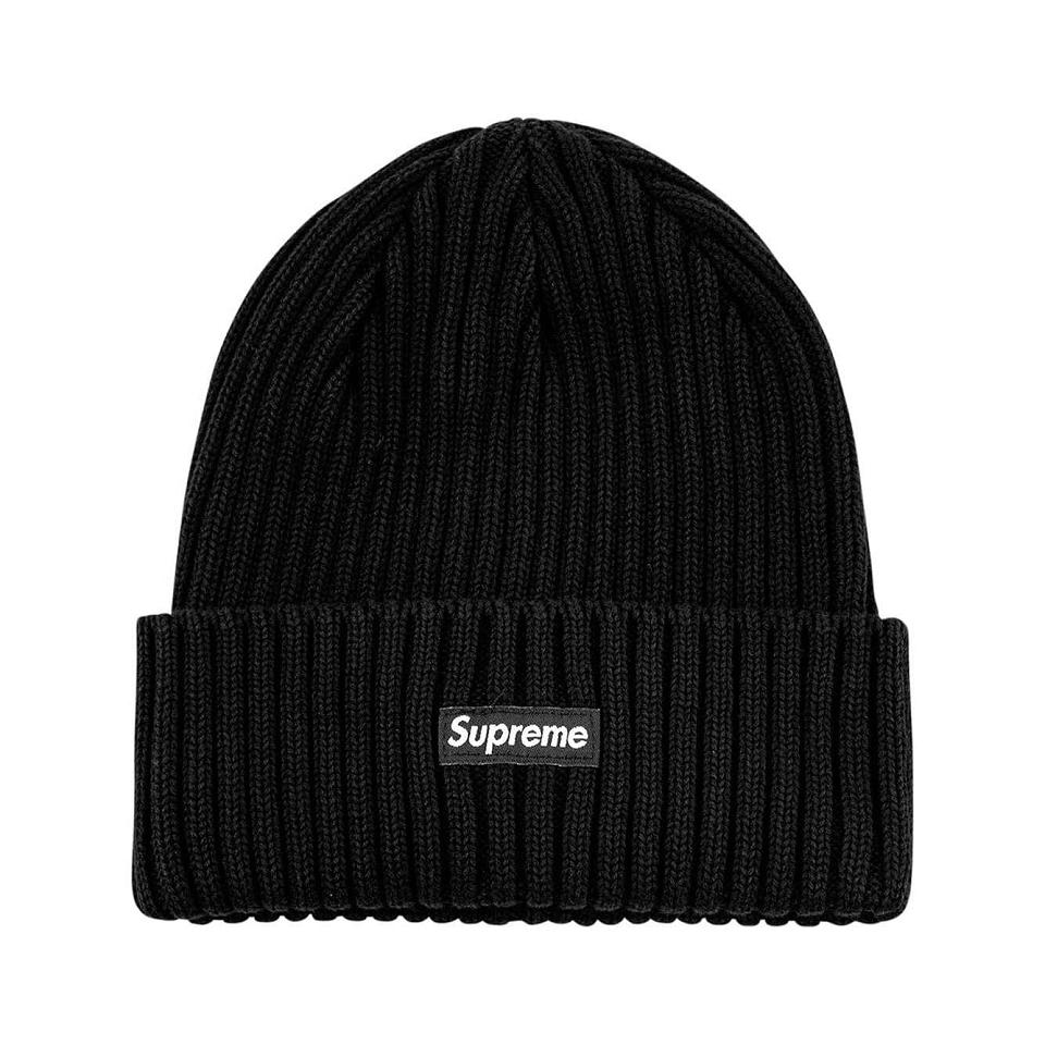 Supreme Overdyed Logo Beanie Hats Black | PH108KI