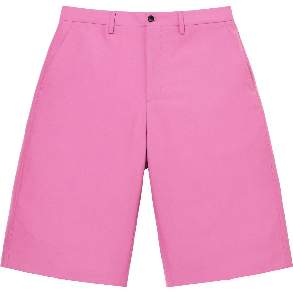 Supreme Wool Trouser Shorts Pink | PH353EX