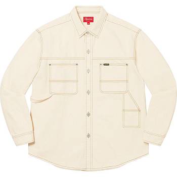 Supreme Denim Painter Shirts Beige | PH389DN