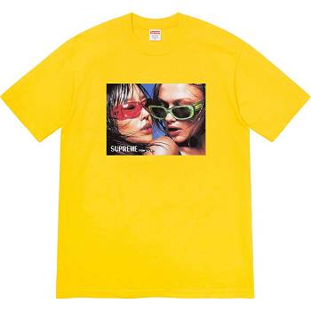 Supreme Eyewear Tee T Shirts Yellow | PH224RW