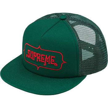 Supreme Highest Mesh Back 5-Panel Hats Green | PH129DN