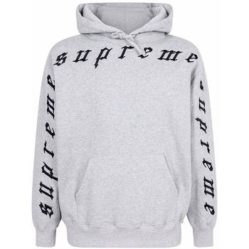 Supreme Logo Hoodie Grey | PH474ZG