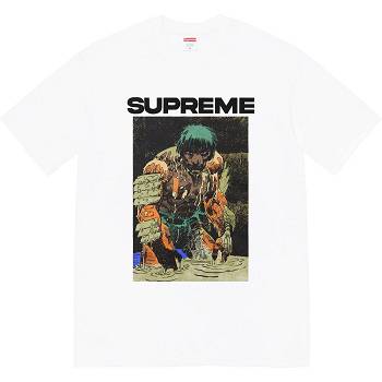 Supreme Ronin Tee T Shirts White | PH237JJ