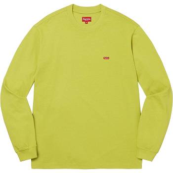 Supreme Small Box L/S Tee Sweaters Green | PH346CE